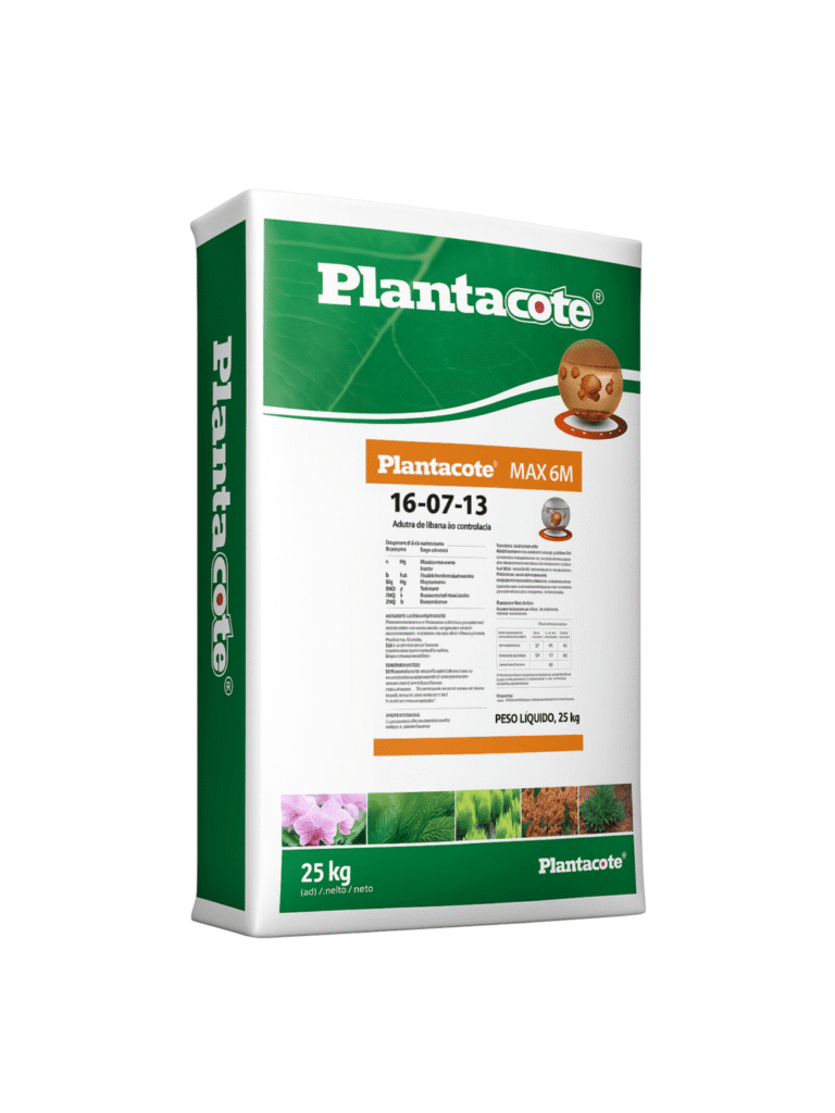 ADUBO PLANTACOTE MAX 16-07-13 6M 25 KG para Viveiros de Mudas em Geral, Plantio de Café, frutíferas e florestas