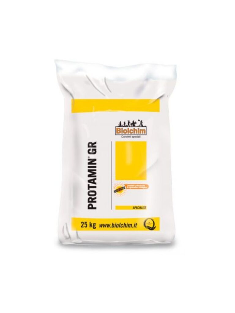 PROTAMIN GR 25 KG .jpg Culturas_ Café Arábica, Café Conilon,Tomate,Abacate,Mamão,Pimenta do Reino, Pimentão